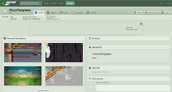 Desktop Screenshot of chocotemplates.deviantart.com
