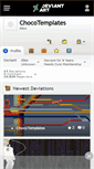 Mobile Screenshot of chocotemplates.deviantart.com