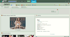Desktop Screenshot of angelgold2.deviantart.com