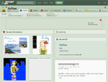 Tablet Screenshot of lilyfiliae.deviantart.com