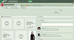 Desktop Screenshot of deathcomeseasily.deviantart.com