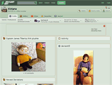 Tablet Screenshot of kiotana.deviantart.com