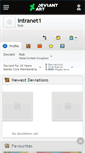 Mobile Screenshot of intranet1.deviantart.com