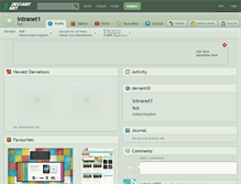 Tablet Screenshot of intranet1.deviantart.com