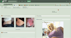 Desktop Screenshot of mcdonaldslover.deviantart.com