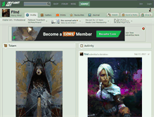 Tablet Screenshot of flind.deviantart.com