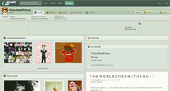 Desktop Screenshot of chocolateprince.deviantart.com