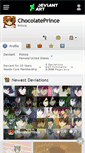 Mobile Screenshot of chocolateprince.deviantart.com