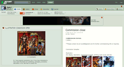 Desktop Screenshot of junj.deviantart.com