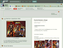 Tablet Screenshot of junj.deviantart.com