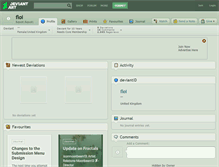 Tablet Screenshot of floi.deviantart.com