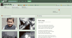 Desktop Screenshot of dream-all-day.deviantart.com