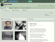 Tablet Screenshot of dream-all-day.deviantart.com