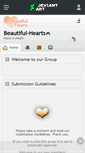 Mobile Screenshot of beautiful-hearts.deviantart.com