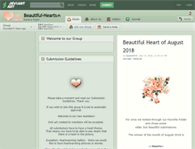 Tablet Screenshot of beautiful-hearts.deviantart.com