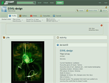 Tablet Screenshot of d3vil-design.deviantart.com