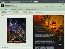 Tablet Screenshot of jackolyn.deviantart.com