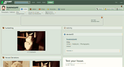 Desktop Screenshot of kusonezumi.deviantart.com