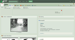 Desktop Screenshot of lalana.deviantart.com