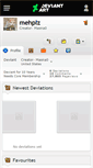 Mobile Screenshot of mehplz.deviantart.com