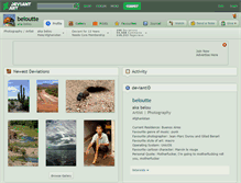 Tablet Screenshot of beloutte.deviantart.com