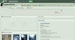 Desktop Screenshot of noneternalfortune.deviantart.com