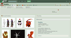 Desktop Screenshot of pandafox.deviantart.com