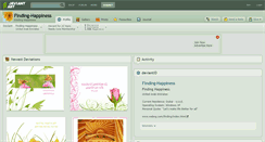 Desktop Screenshot of finding-happiness.deviantart.com