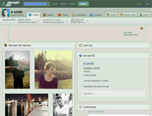 Tablet Screenshot of k-smith.deviantart.com