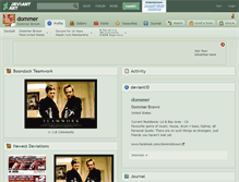 Tablet Screenshot of dommer.deviantart.com