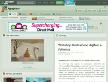 Tablet Screenshot of aguaplano.deviantart.com