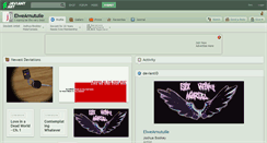 Desktop Screenshot of elwearnutuile.deviantart.com