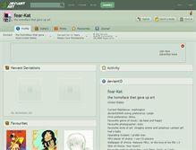 Tablet Screenshot of fear-kat.deviantart.com