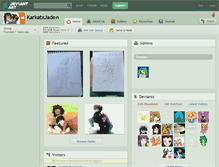 Tablet Screenshot of karkatxjade.deviantart.com