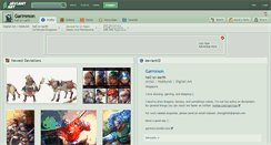 Desktop Screenshot of garmmon.deviantart.com