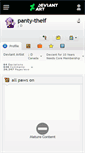 Mobile Screenshot of panty-theif.deviantart.com