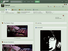 Tablet Screenshot of igamer.deviantart.com