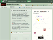 Tablet Screenshot of laced-up-gothed-out.deviantart.com