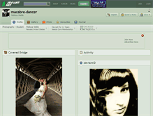 Tablet Screenshot of macabre-dancer.deviantart.com