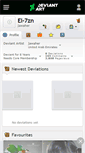 Mobile Screenshot of el-7zn.deviantart.com