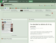 Tablet Screenshot of captainshort1.deviantart.com