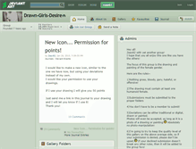 Tablet Screenshot of drawn-girls-desire.deviantart.com
