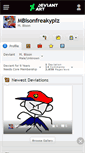 Mobile Screenshot of mbisonfreakyplz.deviantart.com