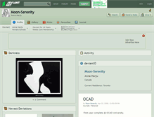 Tablet Screenshot of moon-serenity.deviantart.com