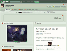 Tablet Screenshot of kuchiki-narla.deviantart.com