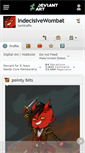 Mobile Screenshot of indecisivewombat.deviantart.com