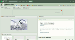 Desktop Screenshot of dragon-of-twilght.deviantart.com