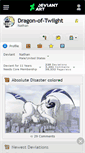 Mobile Screenshot of dragon-of-twilght.deviantart.com