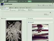 Tablet Screenshot of critical-rocket.deviantart.com