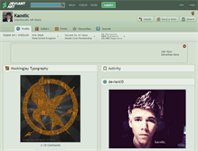 Tablet Screenshot of kaostic.deviantart.com